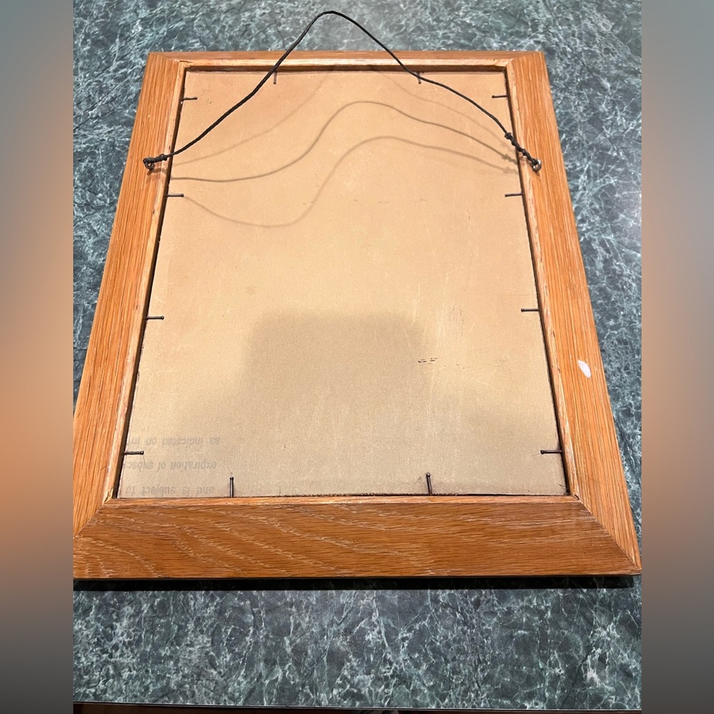 Copper Etched Art Piece - Unique, Handmade, Vintage Copper Hanging Wall Art - Picture 6 of 6